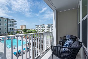 Balconies in select homes providing outdoor space to enjoy the views